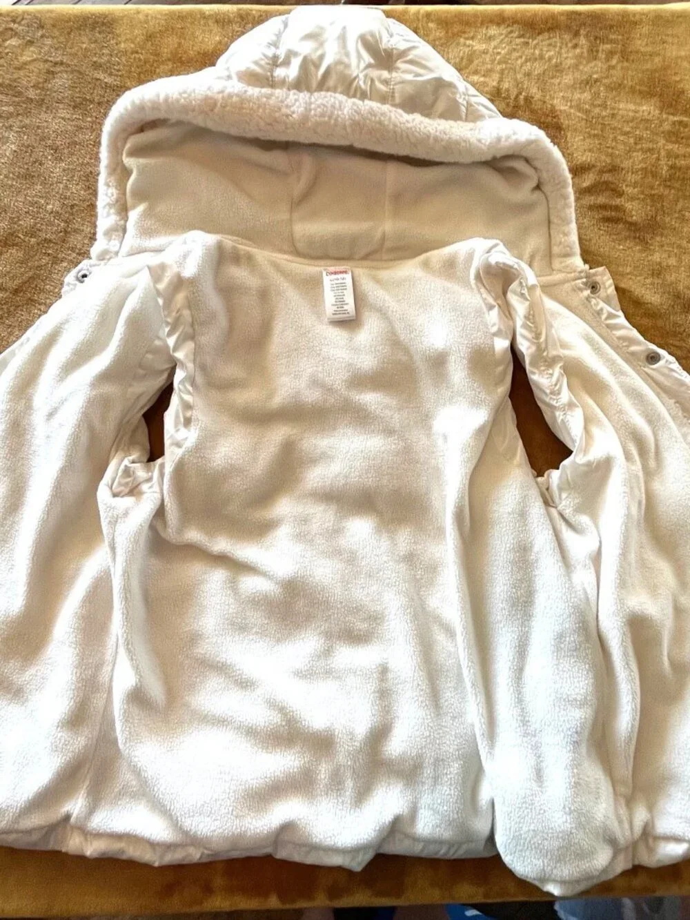 Gymboree white puffer